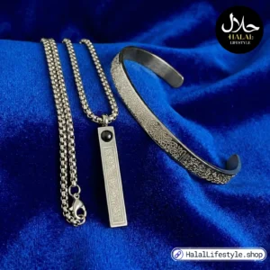 2 in one (Square Necklace & Bracelet)